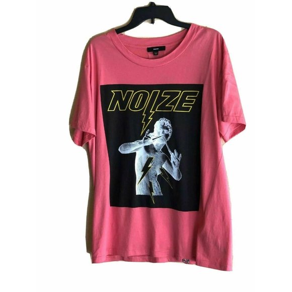 Diesel Tops - Diese Womens T-OVERY Cotton Noize Print T-Shirt S